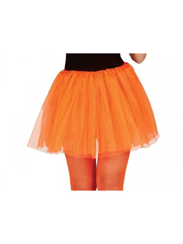 Tutú color neón naranja
