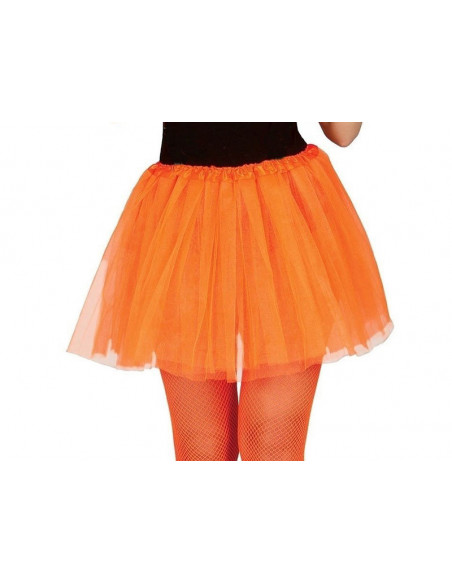 Tutú color neón naranja