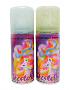 Spray laca glitter metalizado