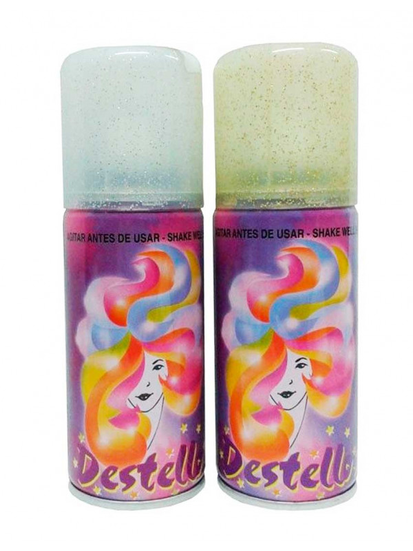 Spray laca glitter metalizado