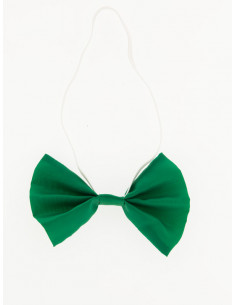 Pajarita de raso colores verde