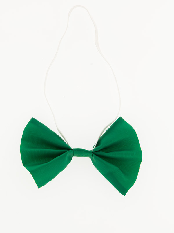 Pajarita de raso colores verde