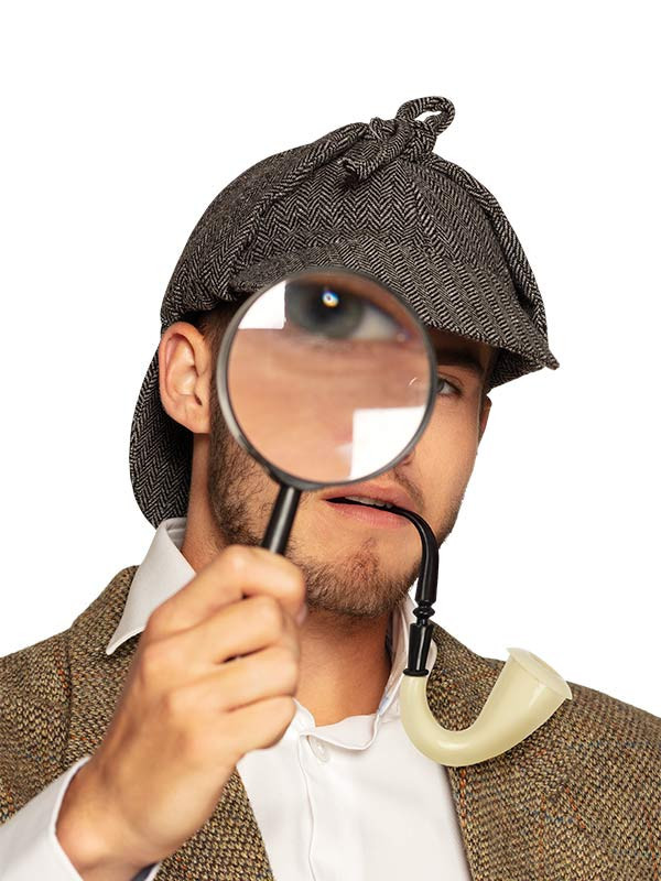 Lupa investigador sherlock