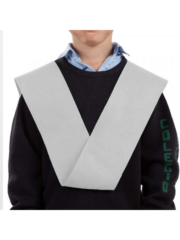 Banda de graduación blanca