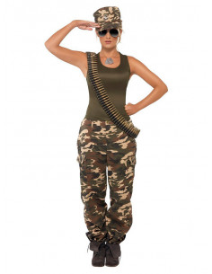 Disfraz de militar para mujer