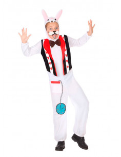 Disfraz de conejo blanco infantil