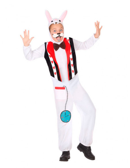 Disfraz de conejo blanco infantil