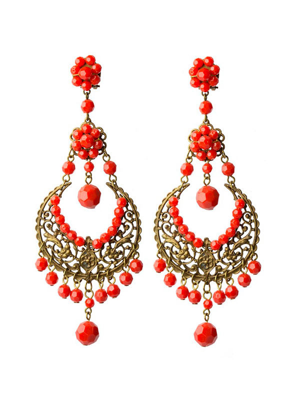 Pendiente flamenca 53861