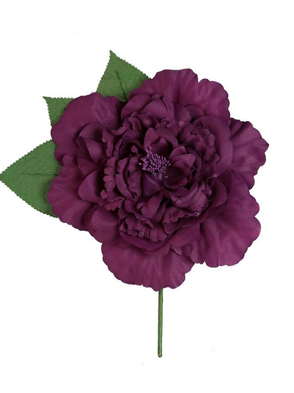 Flor flamenca grande morada