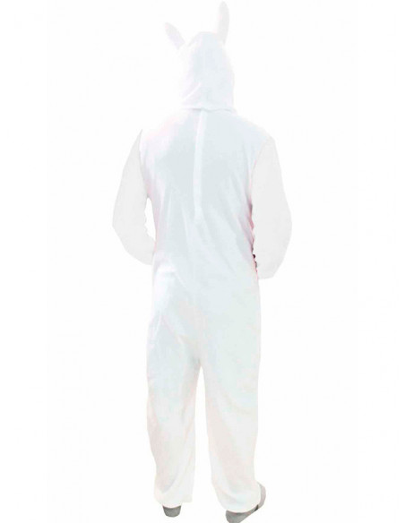 Disfraz de conejo blanco infantil espalda