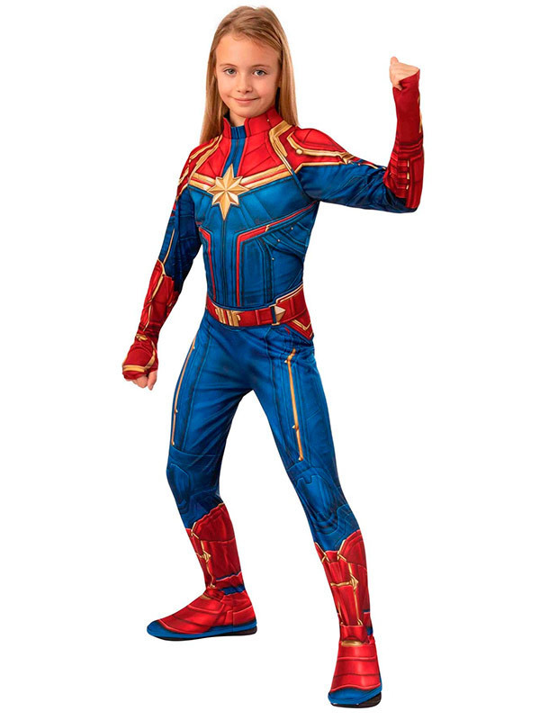 Disfraz Capitana Marvel para niña