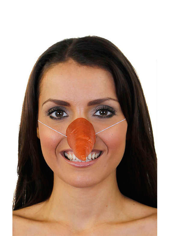 Nariz de zanahoria para muñeco de nieve