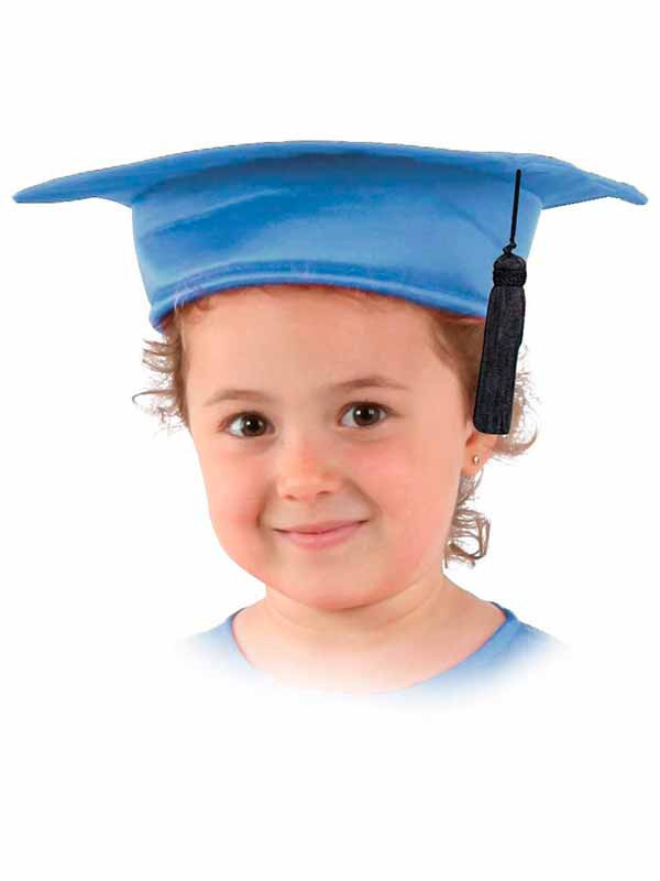 Birretes de graduación de colores