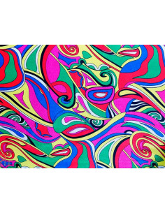 Tela de Raso psicodélico