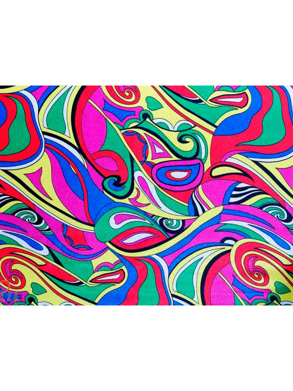 Tela de Raso psicodélico