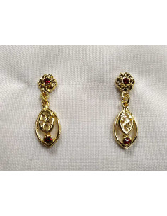 Pendientes dorados infantiles 15976
