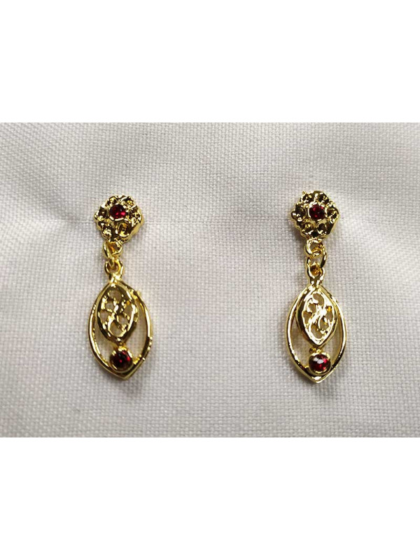 Pendientes dorados infantiles 15976