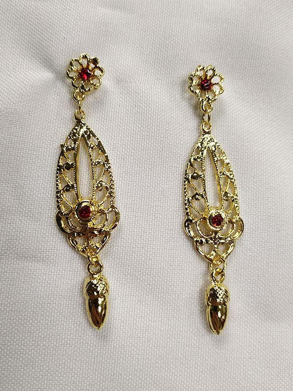 Pendiente regional dorado 15841