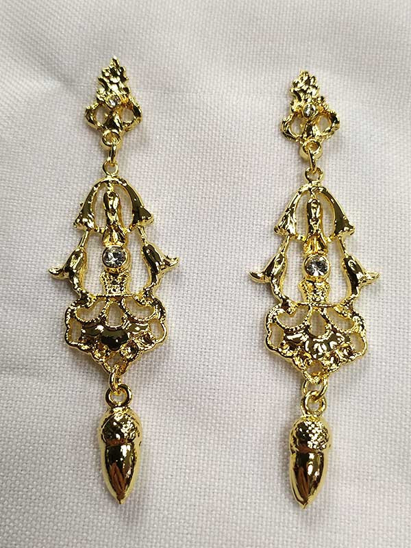 Pendientes regionales dorados 15767