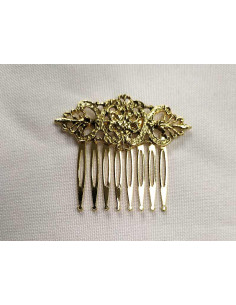 Peineta dorada 14223