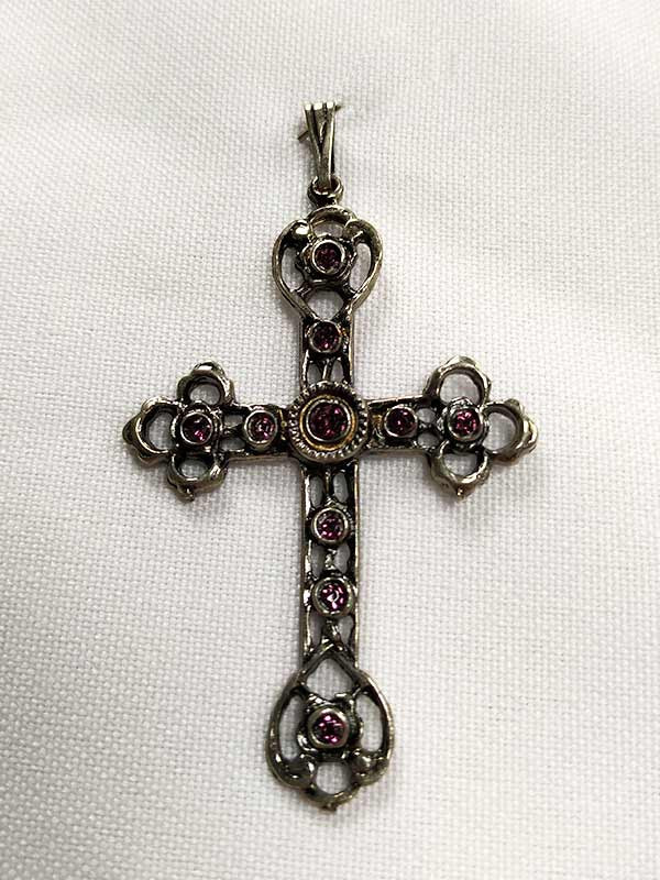 Cruz para traje regional 17337 morado