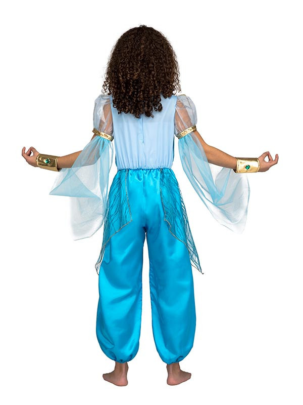 Disfraz Princesa Jasmín infantil espalda