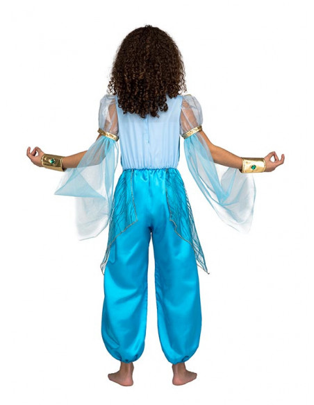 Disfraz Princesa Jasmín infantil espalda