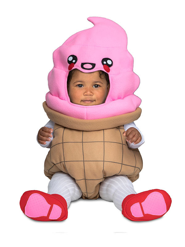 Disfraz Helado para bebé Kawaii
