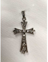 Colgante cruz regional blanca
