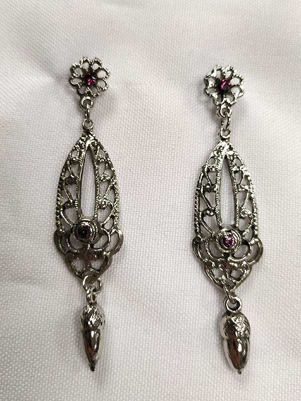 Pendiente regional 15841 rojo