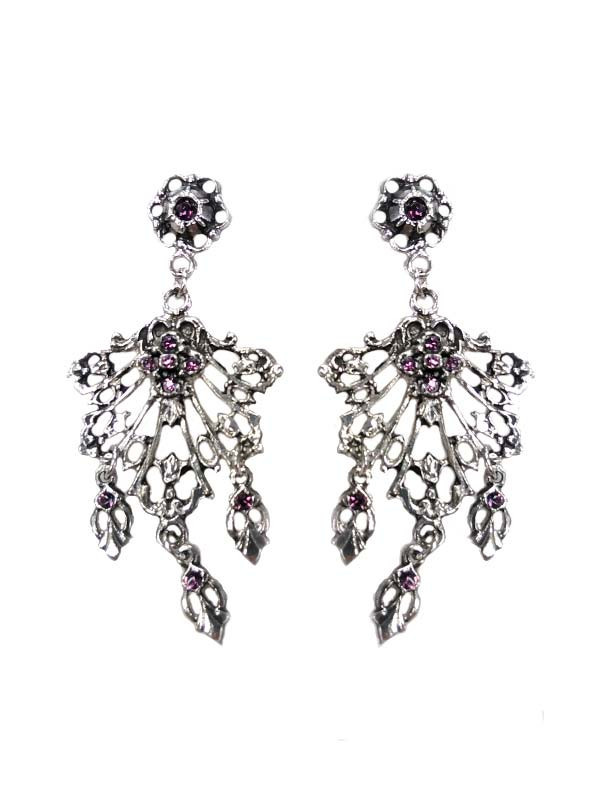 Pendiente regional plata 12956 morado