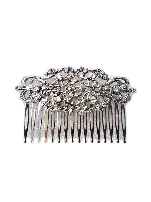 Peineta para moño de baturra 17118 blanco