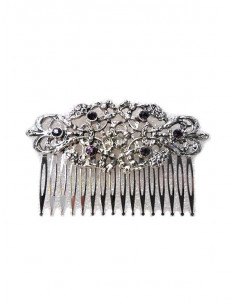 Peineta para moño de baturra 17118 blanco 2