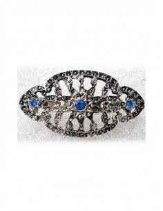 Broche regional con piedras 16248 azul