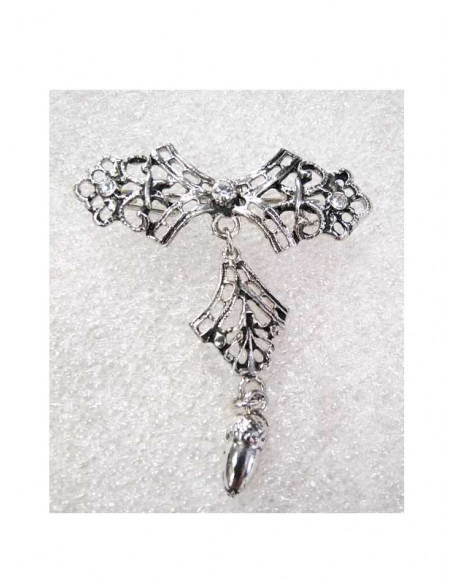 Broche para traje regional 16069 blanco