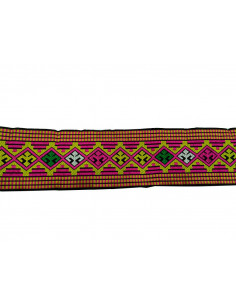 Galón étnico fucsia