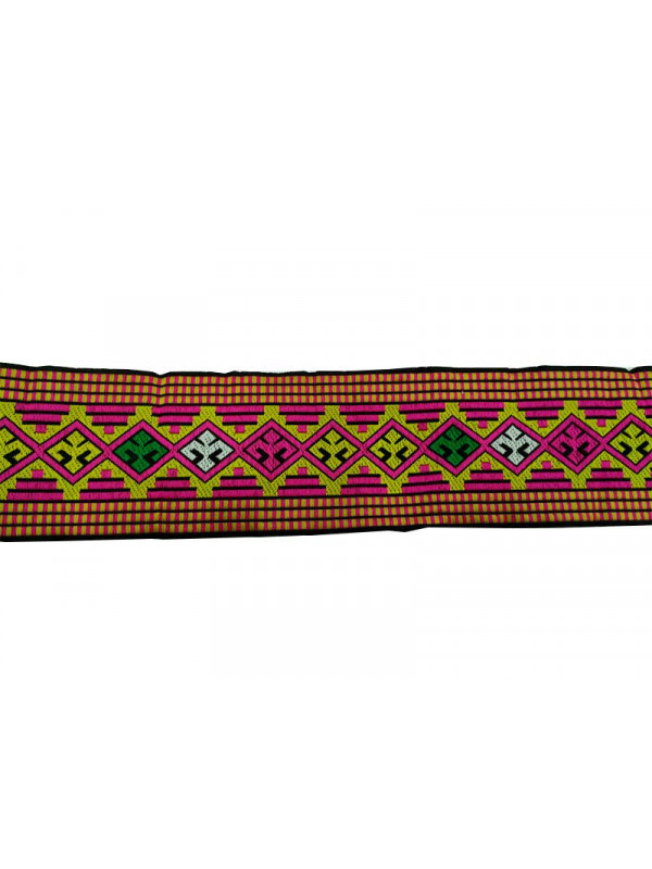 Galón étnico fucsia