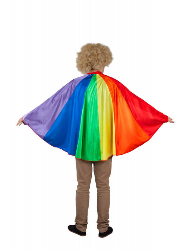 Capa Arcoíris corta