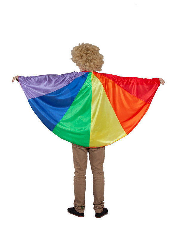 Capa Arcoíris corta extendida