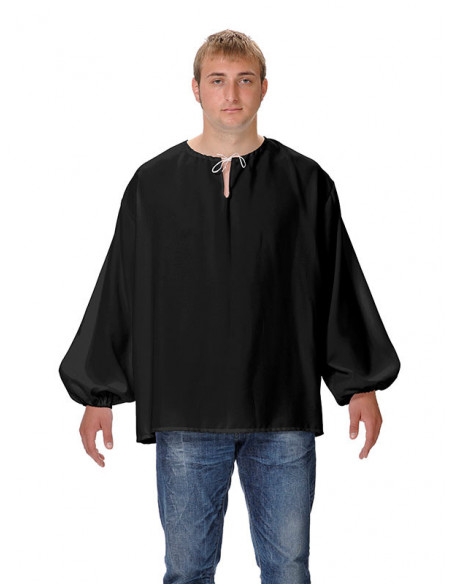 Camisas medievales de mesonero negro