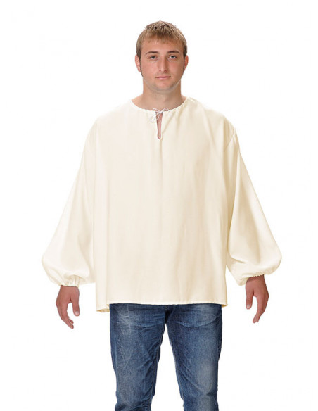 Camisas medievales de mesonero crudo