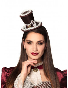 Mini chistera Steampunk puntilla mujer