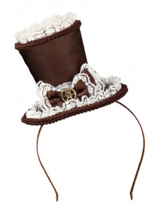 Mini chistera Steampunk puntilla mujer 2