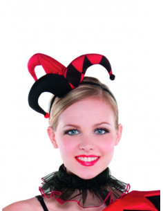 Disfraz Arlequina Jesterina mujer 2