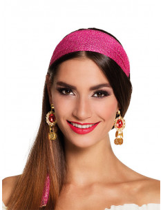 Pendientes dorados zíngara