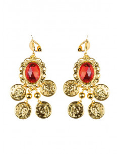 Pendientes dorados zíngara 2