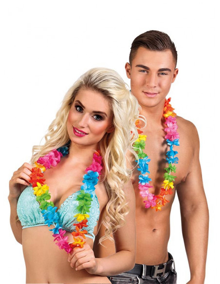 25 collares hawaianos