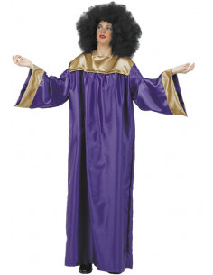 Disfraces de gospel adulto morado