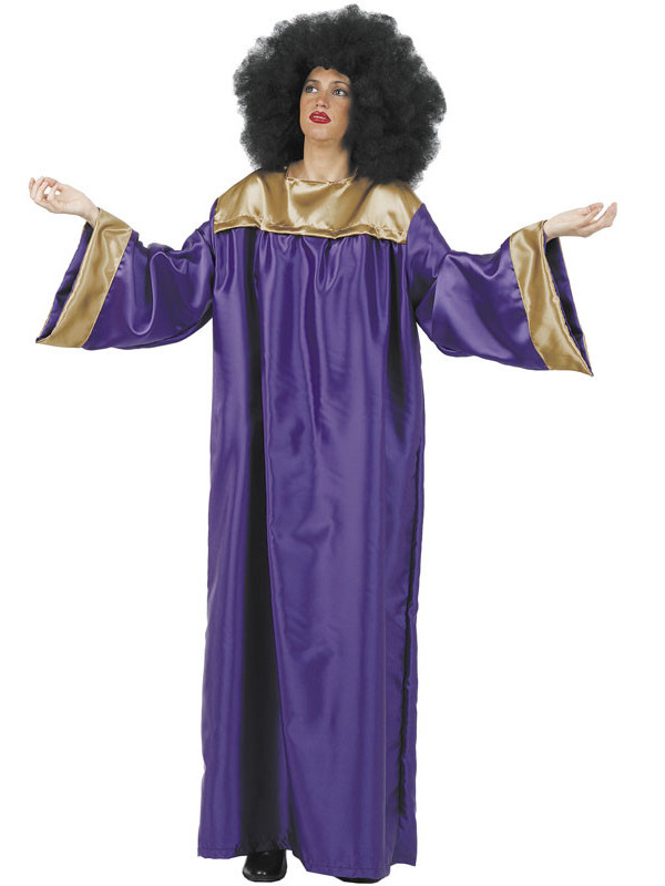 Disfraces de gospel adulto morado