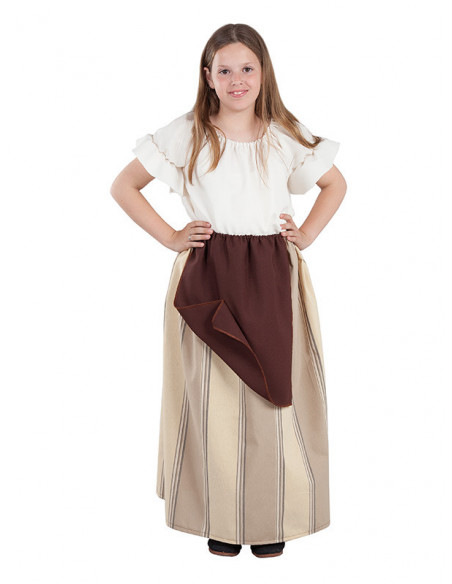 Falda campesina medieval infantil